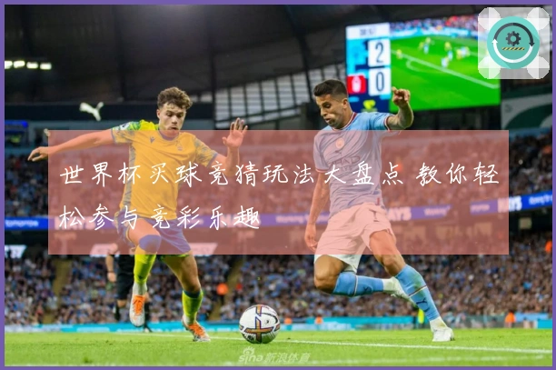 世界杯买球竞猜玩法大盘点 教你轻松参与竞彩乐趣